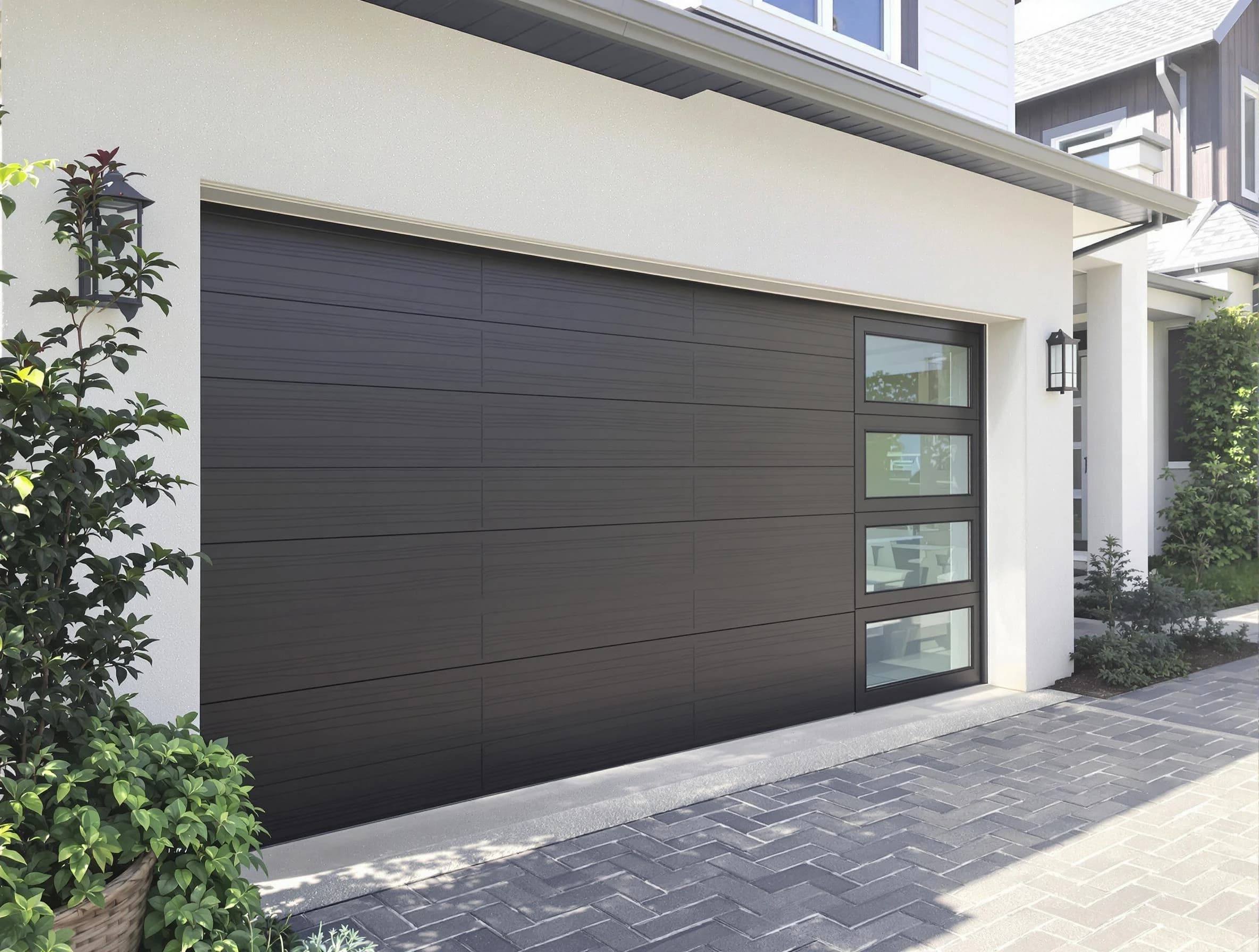 Custom garage door installation by Bon Air Garage Door Repair in Bon Air