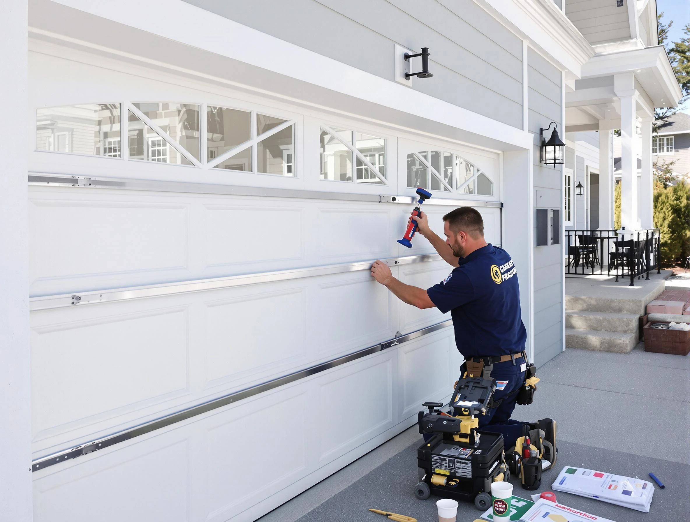 Professional garage door installation by Bon Air Garage Door Repair in Bon Air