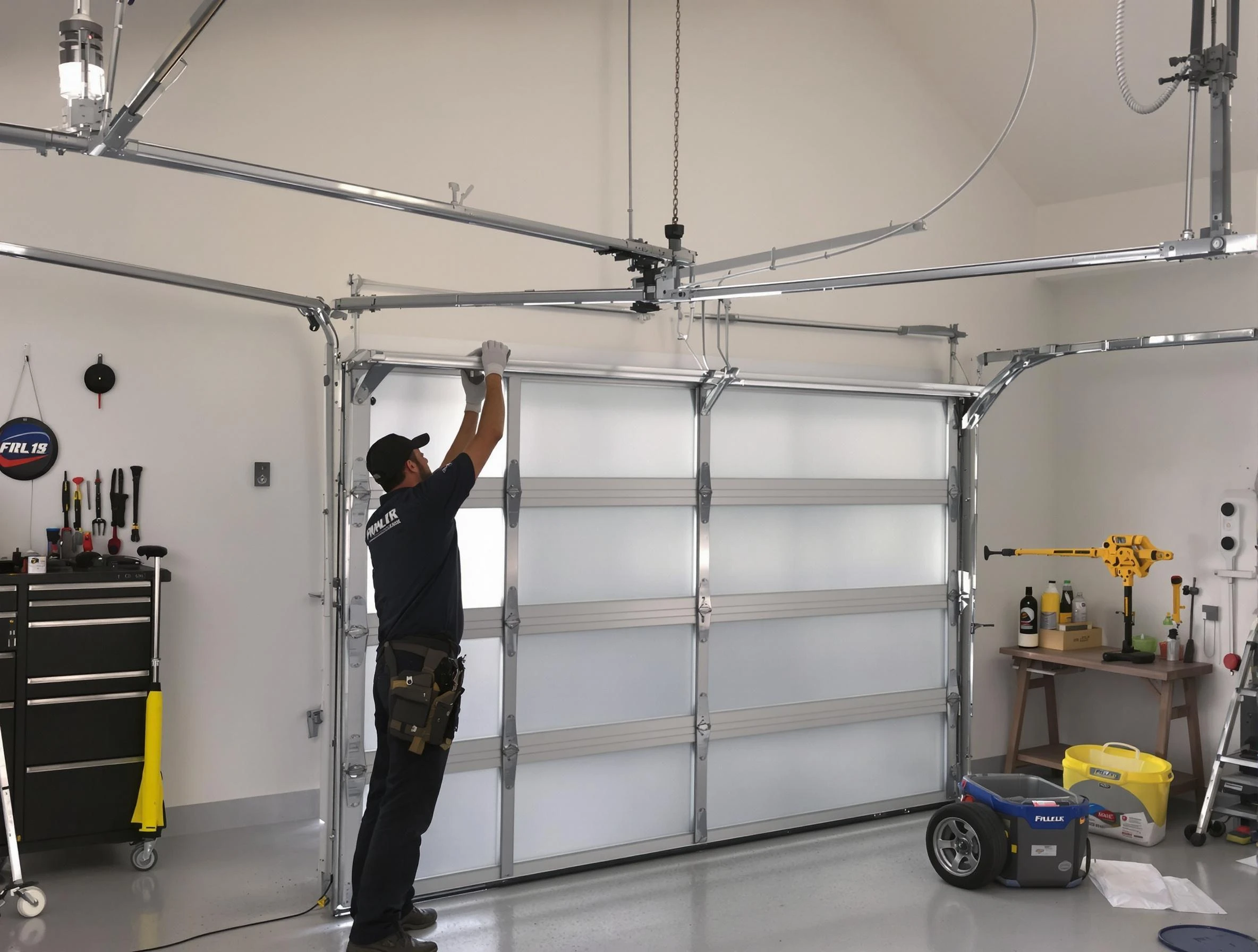 Bon Air Garage Door Repair certified team performing precision garage door installation in Bon Air