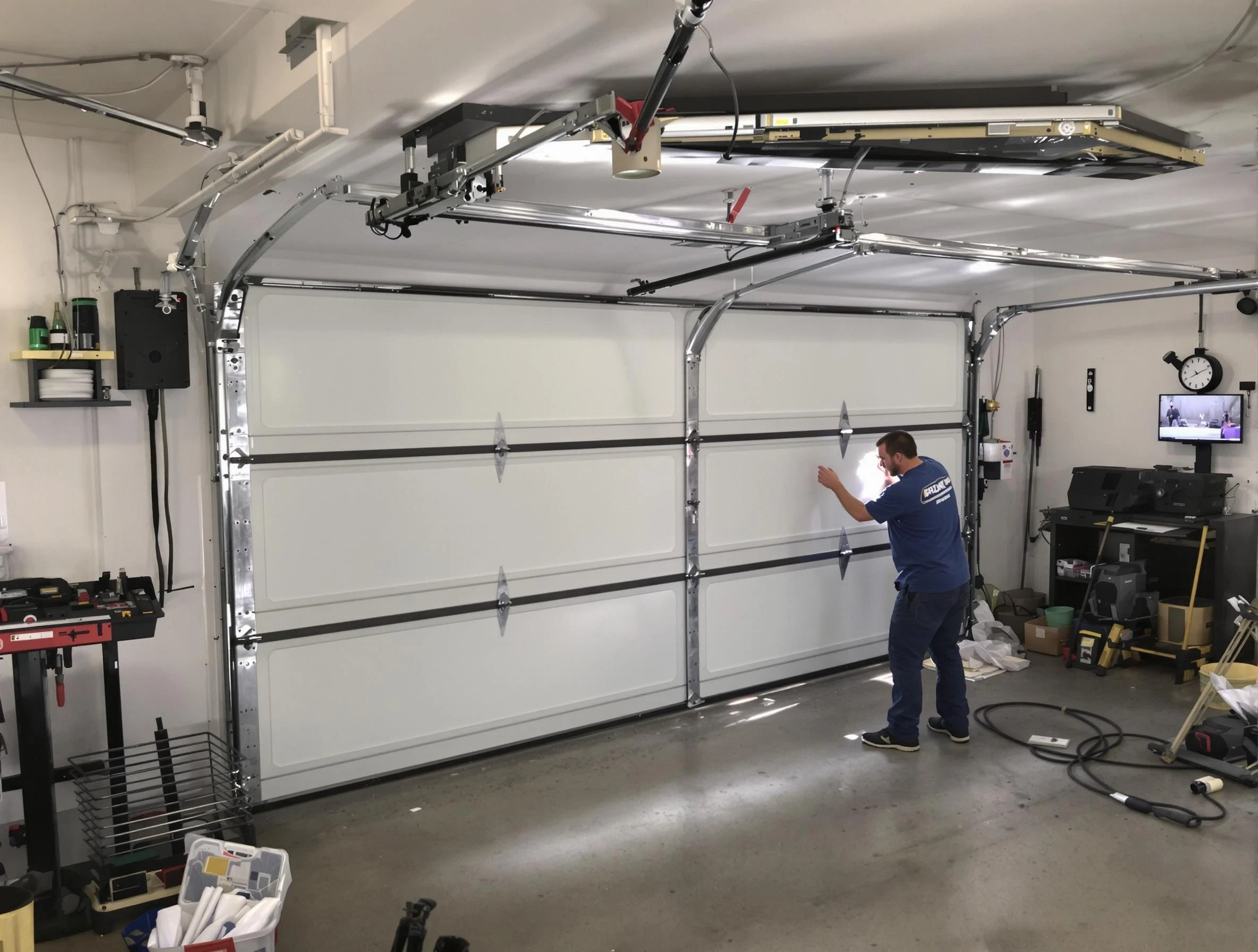 Professional garage door repair service by Bon Air Garage Door Repair in Bon Air